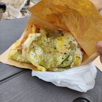 TJ Food - Laus Pancake Wrap - Food Trucks Near Me - Houston, Texas TJ Food - Laus Pancake Wrap - Food Trucks Near Me - Houston, Texas