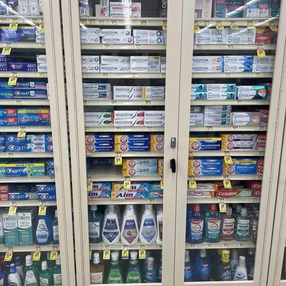 Locked toothpaste