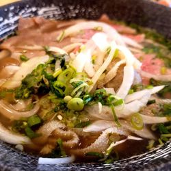 Wife’s Ramen&Pho - Pho Special: Raw brisket, meatball, beef flank, tendon