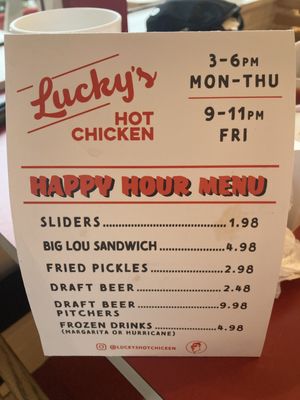 Menu photo 3 Lucky’s Hot Chicken Dallas, TX Menu photo 3 Lucky’s Hot Chicken Dallas, TX