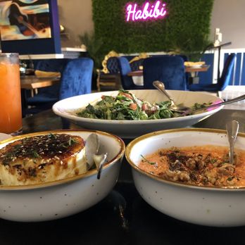 Saj - Baked Feta and Muhamara - Mediterranean Near Me - New Orleans, Louisiana