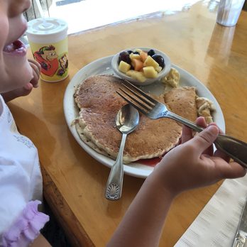 White Mountain Cafe - Mickey Mouse pancake with fresh fruit. Daughter loved it. - Breakfast & Brunch Near Me - McCloud, California White Mountain Cafe - Mickey Mouse pancake with fresh fruit. Daughter loved it. - Breakfast & Brunch Near Me - McCloud, California