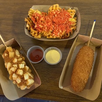 STIX - Deluxe Waffle Fries, Potato Cheese, Corn Dog - Hot Dogs Near Me - San Francisco, California STIX - Deluxe Waffle Fries, Potato Cheese, Corn Dog - Hot Dogs Near Me - San Francisco, California
