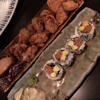 Kiro Sushi - Chicken karaage and sweet tofu/avocado roll - Japanese Near Me - Toronto, Ontario