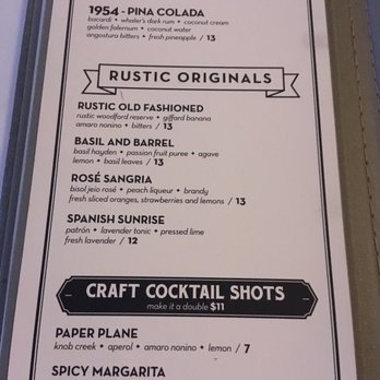 Rustic Root - Cocktail Bars Near Me - San Diego, California Rustic Root - Cocktail Bars Near Me - San Diego, California