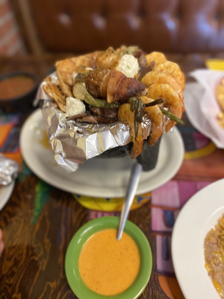 Food from El Molcajete Authentic Mexican Food