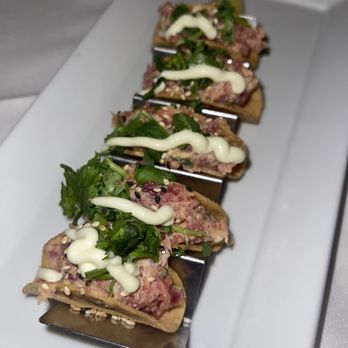 Pat's Restaurant and Catering - Tuna tartare tacos. So yummy! - Kosher Near Me - Los Angeles, California Pat's Restaurant and Catering - Tuna tartare tacos. So yummy! - Kosher Near Me - Los Angeles, California