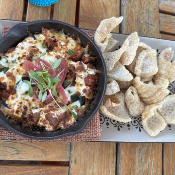 Mustangs & Burros - Queso Fundido* ($22) - Lounges Near Me - La Jolla, California