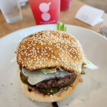 Tender Greens - Cheeseburger . Much better than expected . - New American Near Me - El Segundo, California Tender Greens - Cheeseburger . Much better than expected . - New American Near Me - El Segundo, California