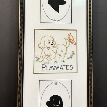 Art & Frame Naperville - Needlework - three separate pieces in one frame. - Framing Near Me - Naperville, Illinois