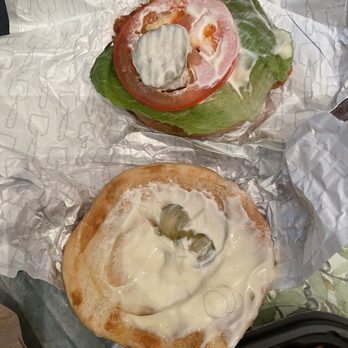 Wendy's - Two long hairs in my chicken sandwich - Fast Food Near Me - Riverview, Florida Wendy's - Two long hairs in my chicken sandwich - Fast Food Near Me - Riverview, Florida