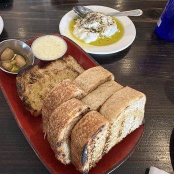 The Spoon Trade - Grilled Sourdough Bread and a side of Barratta - New American Near Me - Grover Beach, California The Spoon Trade - Grilled Sourdough Bread and a side of Barratta - New American Near Me - Grover Beach, California