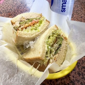CJ Deli - No.2 Chicken Salad on sourdough bread - Salad Near Me - Cypress, California