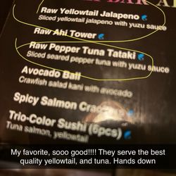 Thai N Sushi - My two favorite option on the menu
