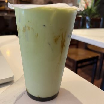 Brew Memories - Iced Matcha Brown Sugar Latte - Coffee & Tea Near Me - Brooklyn, New York
