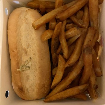 Crack Crab - Springfield - Po Boy Oyster closed up with fries - Seafood Near Me - Springfield, Pennsylvania