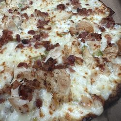 Sherrie's Pizza House - Chicken ranchero on cauliflower crust!!