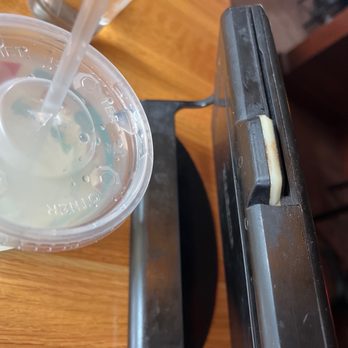 Applebee's Grill + Bar - Gross credit card machine, we haven't even touched it yet. It was so gross my kids pointed it out. - American Near Me - Fountain, Colorado Applebee's Grill + Bar - Gross credit card machine, we haven't even touched it yet. It was so gross my kids pointed it out. - American Near Me - Fountain, Colorado