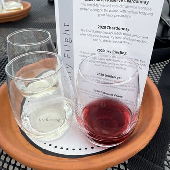 Fox Run Vineyards - Wine flight - Wineries Near Me - Penn Yan, New York Fox Run Vineyards - Wine flight - Wineries Near Me - Penn Yan, New York