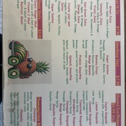 Frutylicious Santee - Juices shaved ices and chamangos