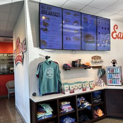 Menu and swag for sale