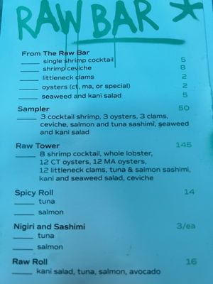 Menu photo 3 RAW Hartford, CT