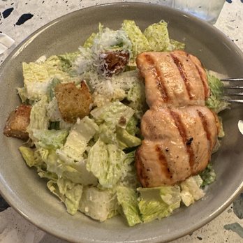 The Henry - Classic Caesar with salmon - New American Near Me - Miami, Florida The Henry - Classic Caesar with salmon - New American Near Me - Miami, Florida