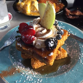 Blue Moon Too - Cap't crunch French toast. Massive and delicious. Lots of fruit - Cafes Near Me - Baltimore, Maryland Blue Moon Too - Cap't crunch French toast. Massive and delicious. Lots of fruit - Cafes Near Me - Baltimore, Maryland