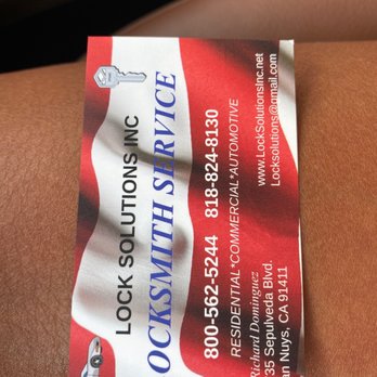 Lock Solutions - Keys & Locksmiths Near Me - Van Nuys, California