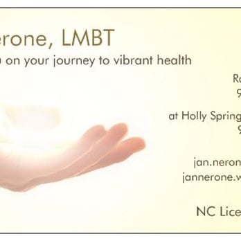 Janara Nerone, LMBT - New business card for 2012! - Massage Therapy Near Me Janara Nerone, LMBT - New business card for 2012! - Massage Therapy Near Me