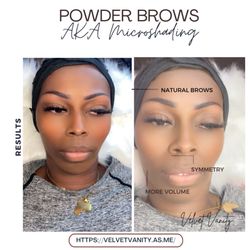 Velvet Vanity Brow Bar - Microshading/Powder Brows