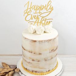 Kristy's Confections - Simple Naked wedding cake