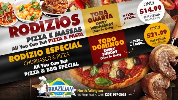 Brazilian Spices Steakhouse - Bar - Pizzeria by null