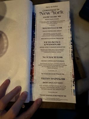 Menu photo 7 36 Below Phoenix, AZ