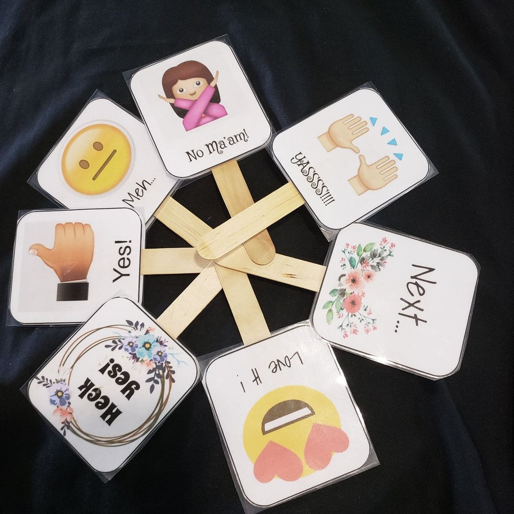 Impression Bridal - Opinion paddles. These were so cute and fun. - Bridal Near Me - Kennesaw, Georgia Impression Bridal - Opinion paddles. These were so cute and fun. - Bridal Near Me - Kennesaw, Georgia