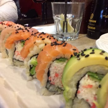 Simply Delicious Eatery & Lounge - The rainbow roll - Japanese Near Me - Vancouver, British Columbia Simply Delicious Eatery & Lounge - The rainbow roll - Japanese Near Me - Vancouver, British Columbia