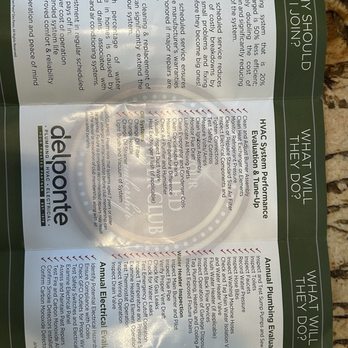 Delponte Plumbing & Heating - Membership brochure - Plumbing Near Me - Glastonbury, Connecticut Delponte Plumbing & Heating - Membership brochure - Plumbing Near Me - Glastonbury, Connecticut