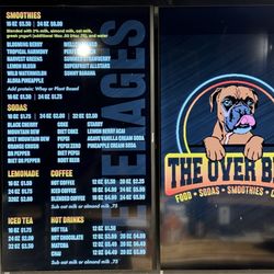 The Over Bite - Menu