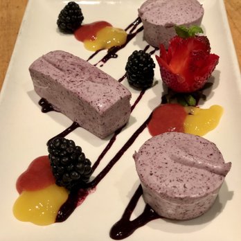 Twist - Blueberry lavender semifreddo. A good finish to our meal. - New American Near Me - Breckenridge, Colorado Twist - Blueberry lavender semifreddo. A good finish to our meal. - New American Near Me - Breckenridge, Colorado