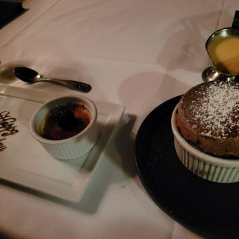 The Cellar Restaurant - Chocolate souffle Creme Brule - French Near Me - Fullerton, California The Cellar Restaurant - Chocolate souffle Creme Brule - French Near Me - Fullerton, California