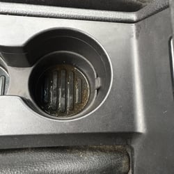 This is what my car looked like immediately after being "cleaned"