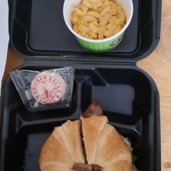 Chicken Salad Chick - 10.00 dollar's for a half of cup of Mac and cheese and a medium sandwich won't be back - Salad Near Me - Rock Hill, South Carolina Chicken Salad Chick - 10.00 dollar's for a half of cup of Mac and cheese and a medium sandwich won't be back - Salad Near Me - Rock Hill, South Carolina