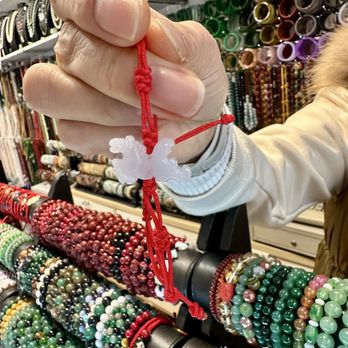 Powell Trading Company - Cute white jade horse with red string handmade jewelry - Gift Shops Near Me - San Francisco, California Powell Trading Company - Cute white jade horse with red string handmade jewelry - Gift Shops Near Me - San Francisco, California