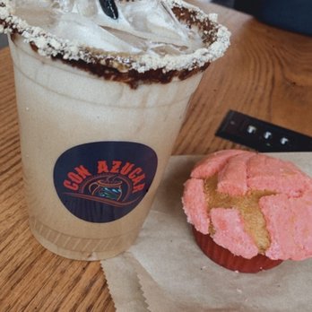 Con Azucar Cafe - Mazapan iced latte & manteconcha - Coffee & Tea Near Me - San Jose, California Con Azucar Cafe - Mazapan iced latte & manteconcha - Coffee & Tea Near Me - San Jose, California