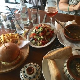 Look at this spread! If you get a chance to try the house brewed IPA--- DO ITTTT!