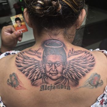Double Cross Tattoo - My deceased 9 year old son, Jonathan Alvarez - Tattoo Near Me - Davie, Florida Double Cross Tattoo - My deceased 9 year old son, Jonathan Alvarez - Tattoo Near Me - Davie, Florida