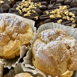 Ryke's Bakery & Café  - Cream Puff and Walnut Brownies