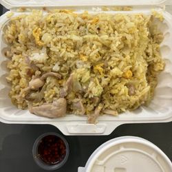 Delicious Paradise Kitchen - 鹹魚雞粒炒飯, salted fish with chicken fried rice