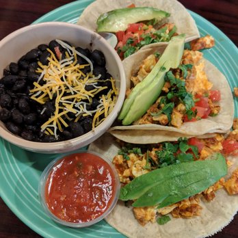 Blackbird Café - Breakfast tacos add avocado - Cafes Near Me - Long Beach, California