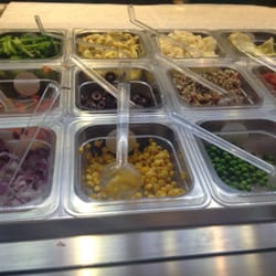 Salad Creations - Opções para a salada